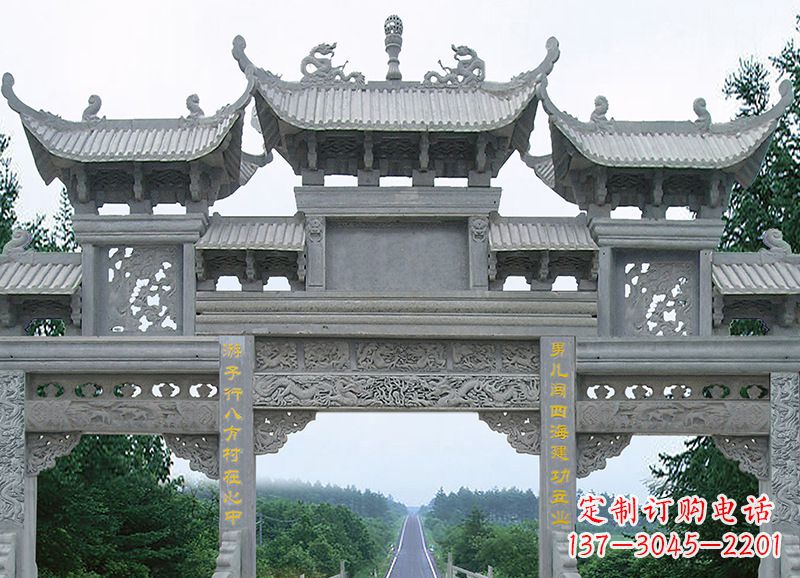 周口追求完美的金昌石雕牌坊雕塑