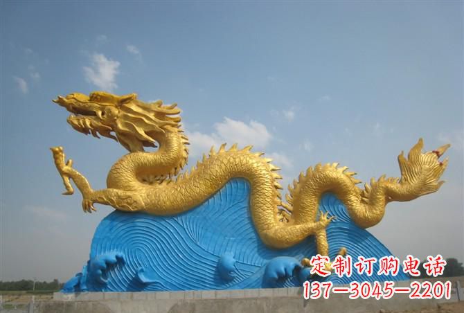 周口金雕之王——中领雕塑龙雕塑
