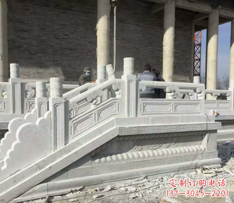 周口景区大理石栏板石雕 (10)