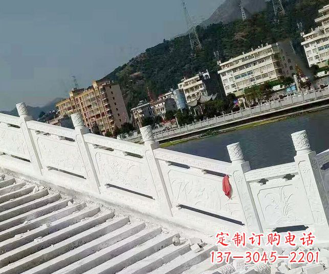 周口山东汉白玉栏板石雕