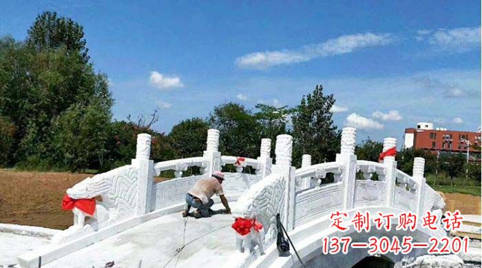 周口标题:领雕塑——最具艺术魅力的汉白玉石雕拱桥