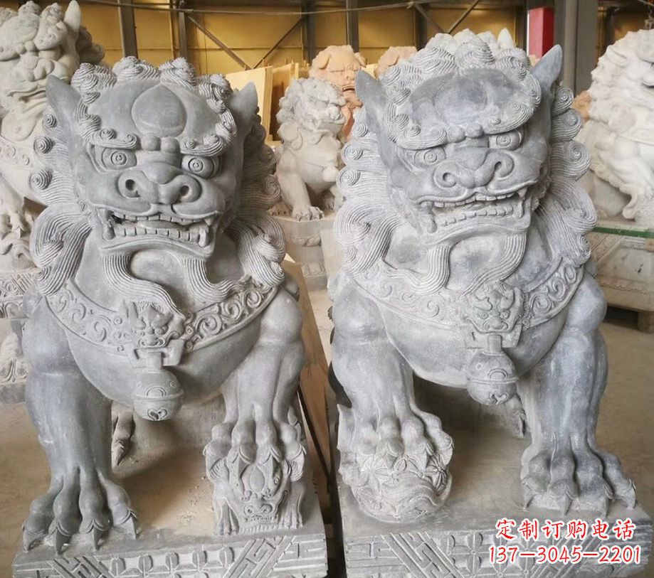 周口南方石狮子雕塑，传承古典工艺