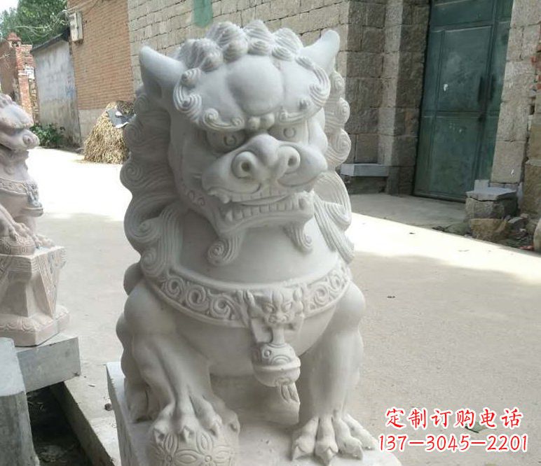 周口南方石雕龙狮子——浓烈的中国风雕塑