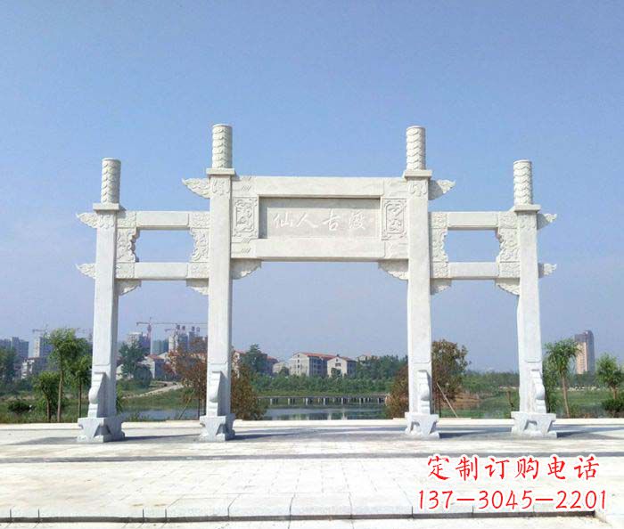 周口精美牌楼石雕，给你传统文化的享受