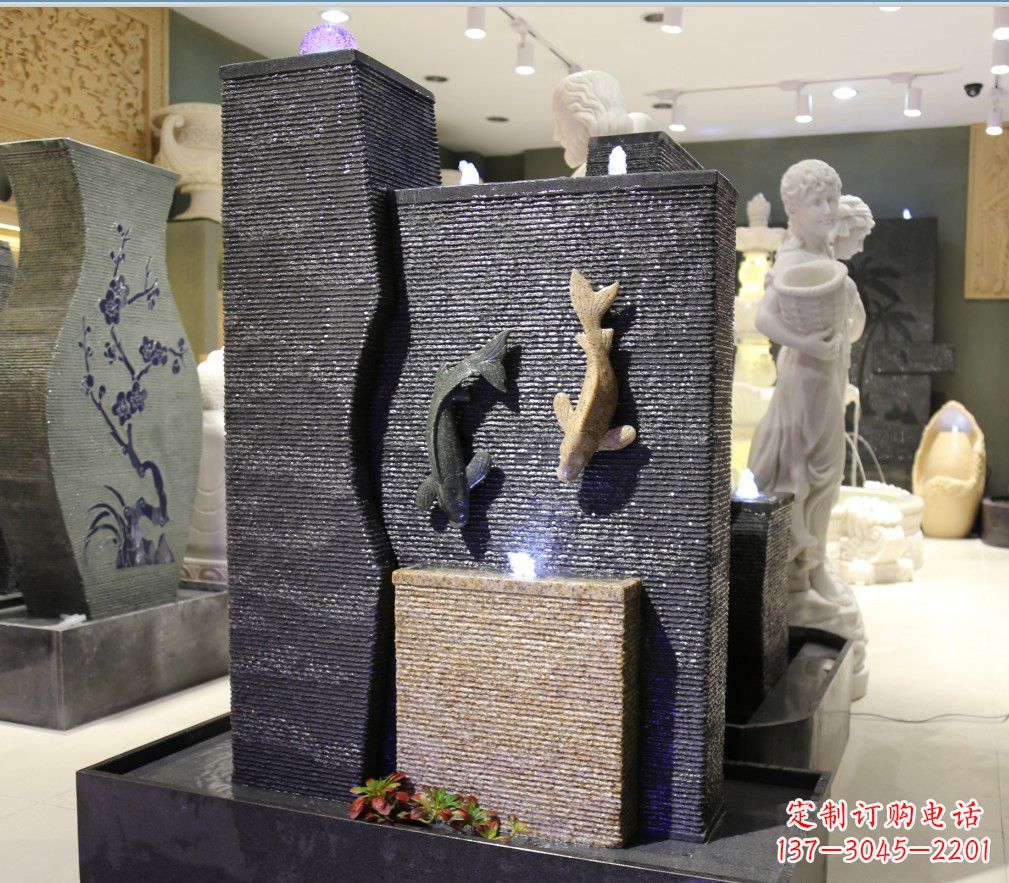 周口九龙太子石雕喷泉——精巧绝伦的喷泉雕塑