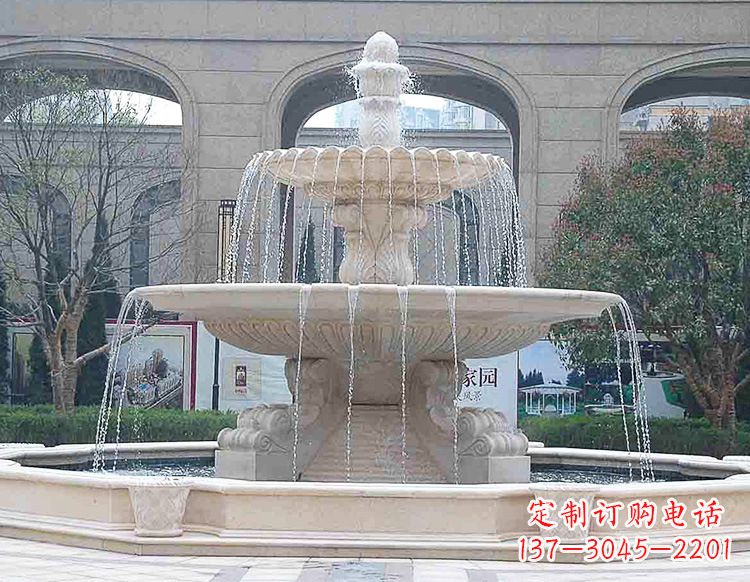 周口专业定制喷泉雕塑,融合唯美艺术气息