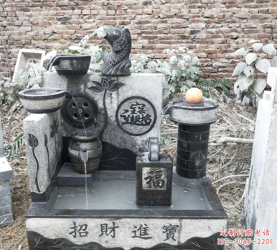 周口领雕水池雕塑:定制你的招财水池