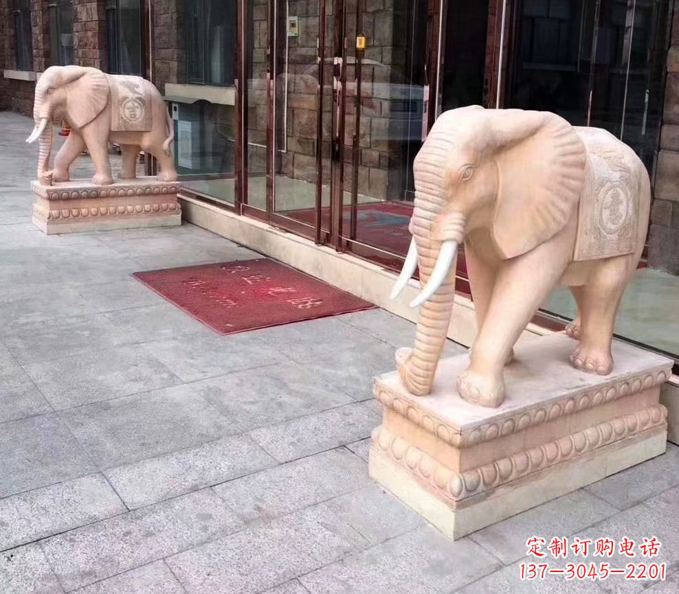 周口中领雕塑--精美大象雕塑