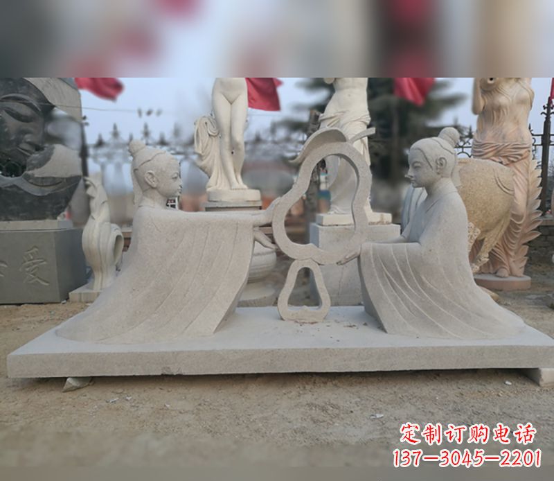 周口选择传统工艺,重现古代大臣孔融的精致雕塑