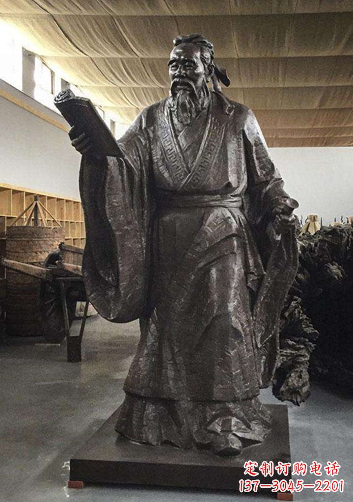 周口中国古代圣贤孔子雕塑