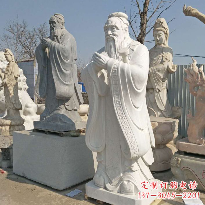 周口孔子铜雕