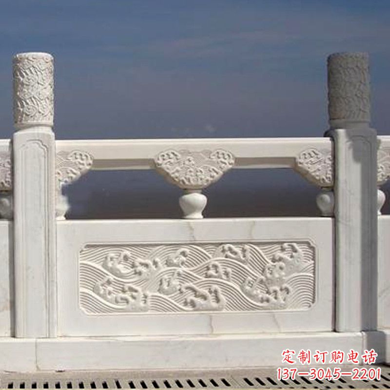 周口浪花仿古石栏板雕刻