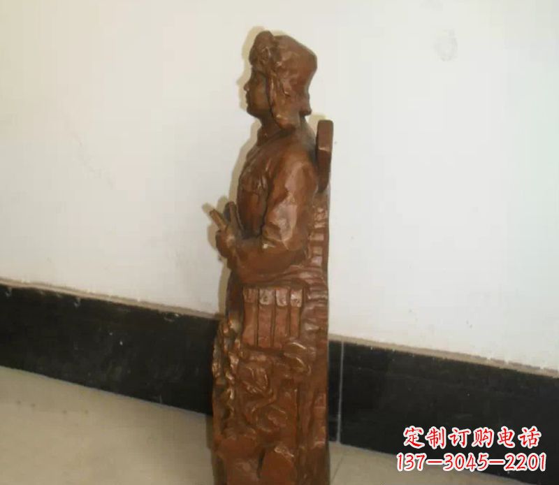 周口雷锋校园名人铜雕
