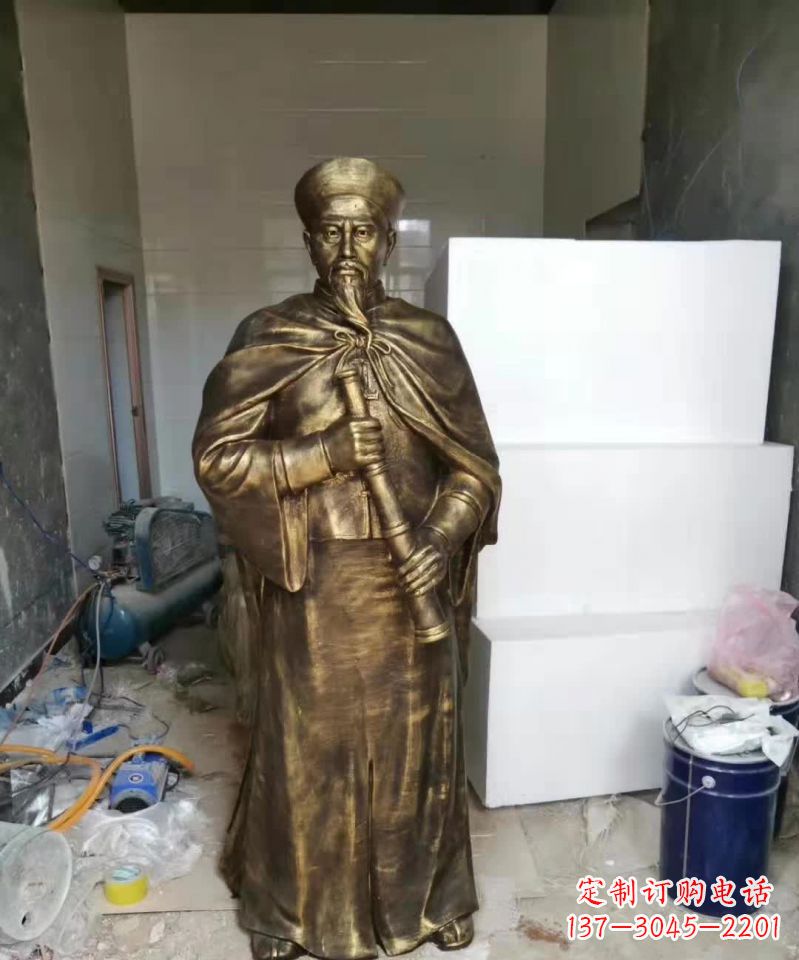 周口荣耀中国历史人物——林则徐铜雕