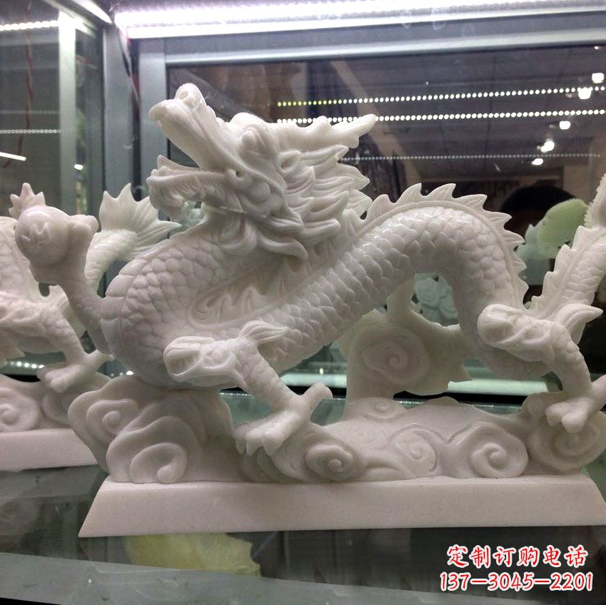 周口中领雕塑：独特的汉白玉动物景观雕塑