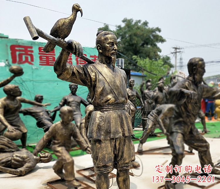 周口鸬鹚雕塑——独具魅力的风采