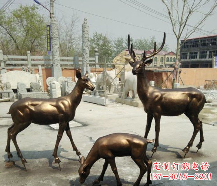 周口感受自然魅力的动物铜雕