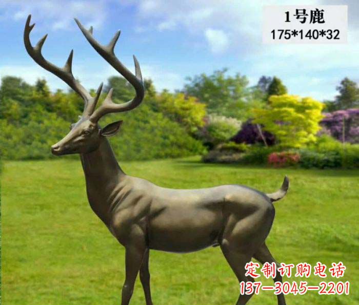 周口鹿铜雕,尽显动物精髓
