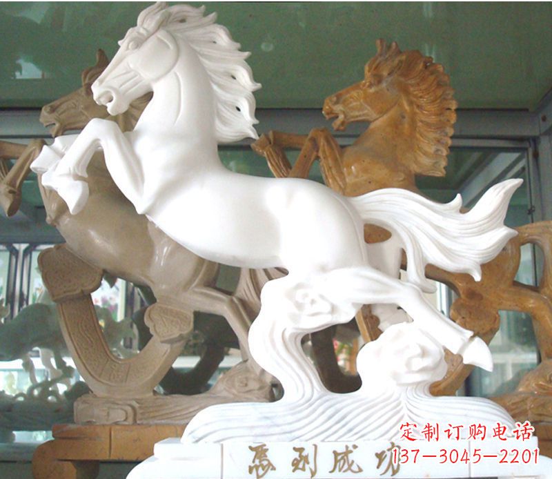 周口精美马到成功景观石雕