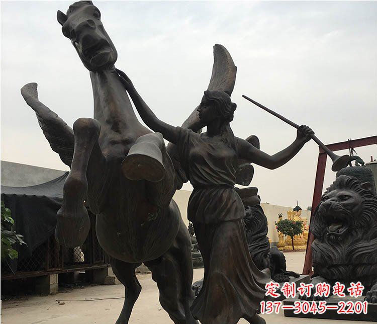 周口精美马动物铜雕摆件