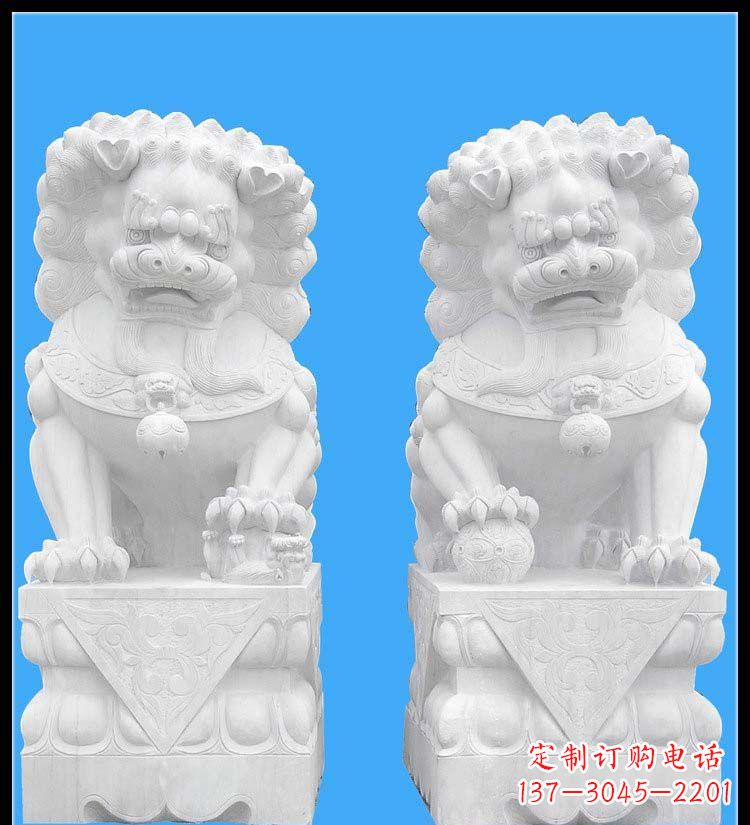 周口狮子雕塑，魅力体现宏伟大气