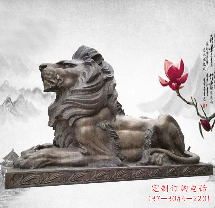 周口经典西洋欧式铜雕狮子