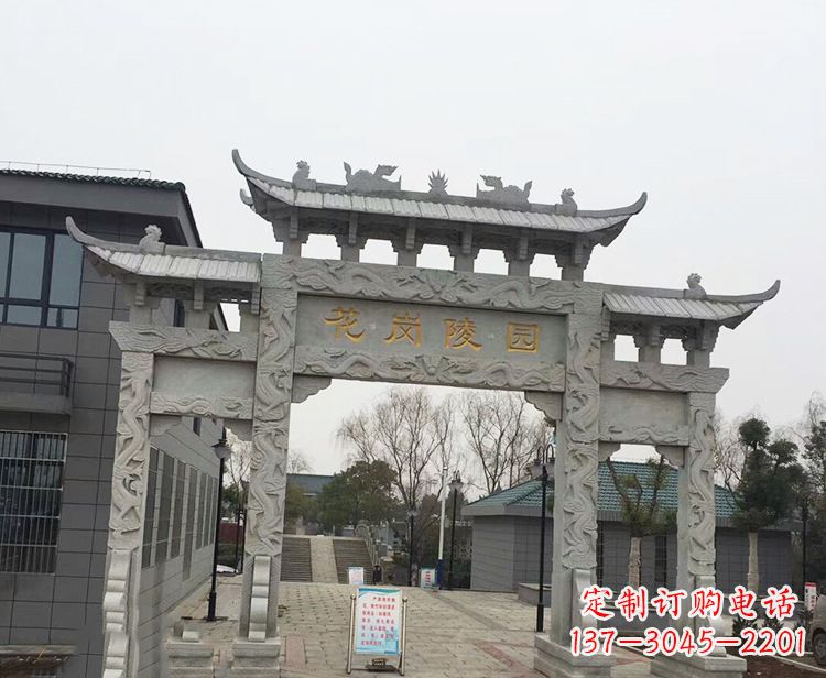 周口精美牌楼石雕,精致雕琢精美臻品