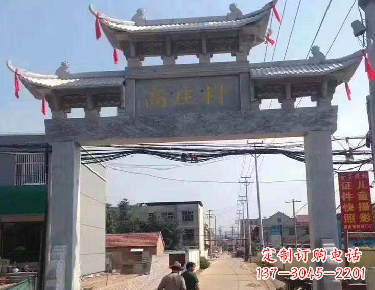 周口牌楼石雕塑,为家庭装饰带来精致灵动