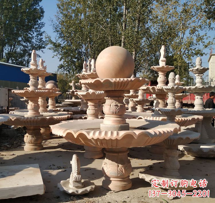 周口中领雕塑砂岩喷泉雕塑