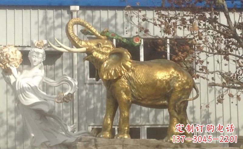 周口铜质大象雕塑,令人惊叹的精湛工艺