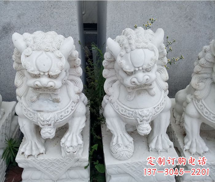 周口中领雕塑大理石狮子雕塑