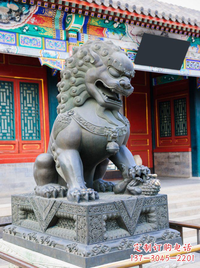 周口青铜狮子雕塑,精美北京狮雕塑