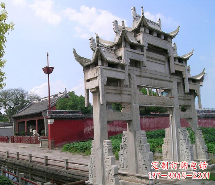 周口专业大型牌坊石雕制作