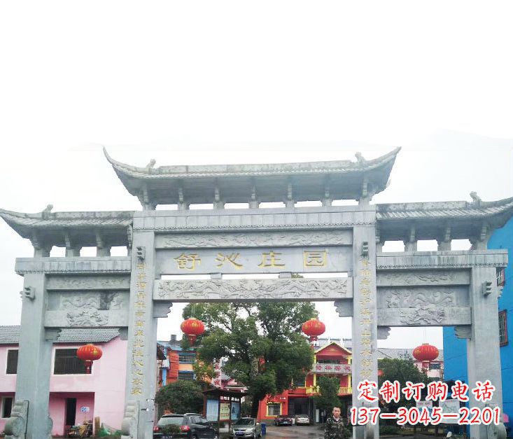 周口石牌坊雕塑——见证时刻的美好记忆