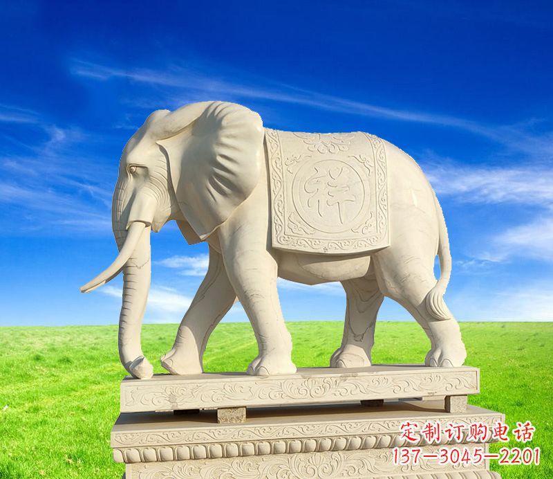 周口来自中领雕塑的精美大象雕塑