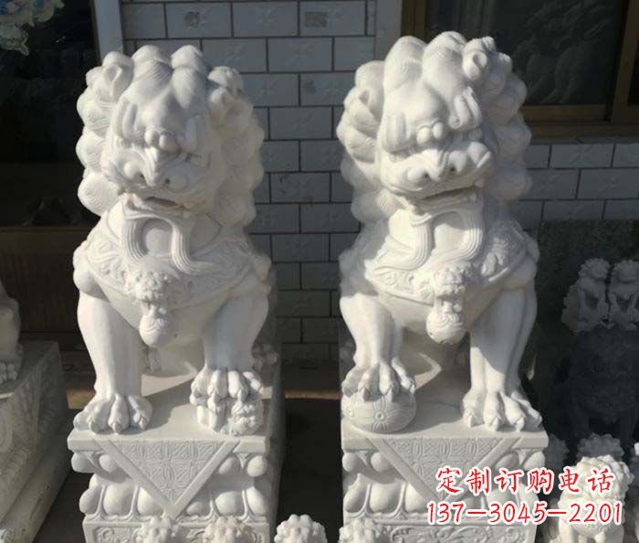 周口狮子门口石雕,工艺精湛品质卓越