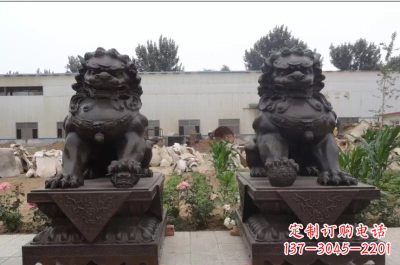 周口精灵定制狮子铜雕塑