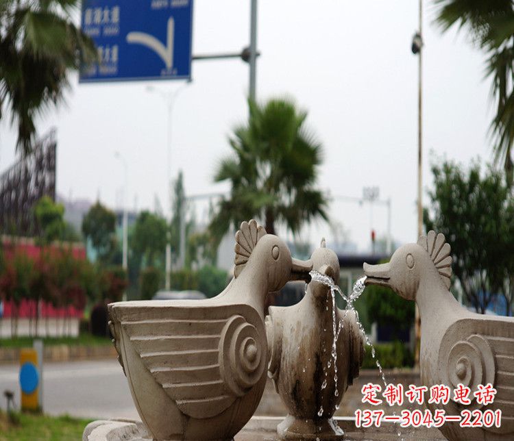 周口高雅纯石石喷泉雕塑