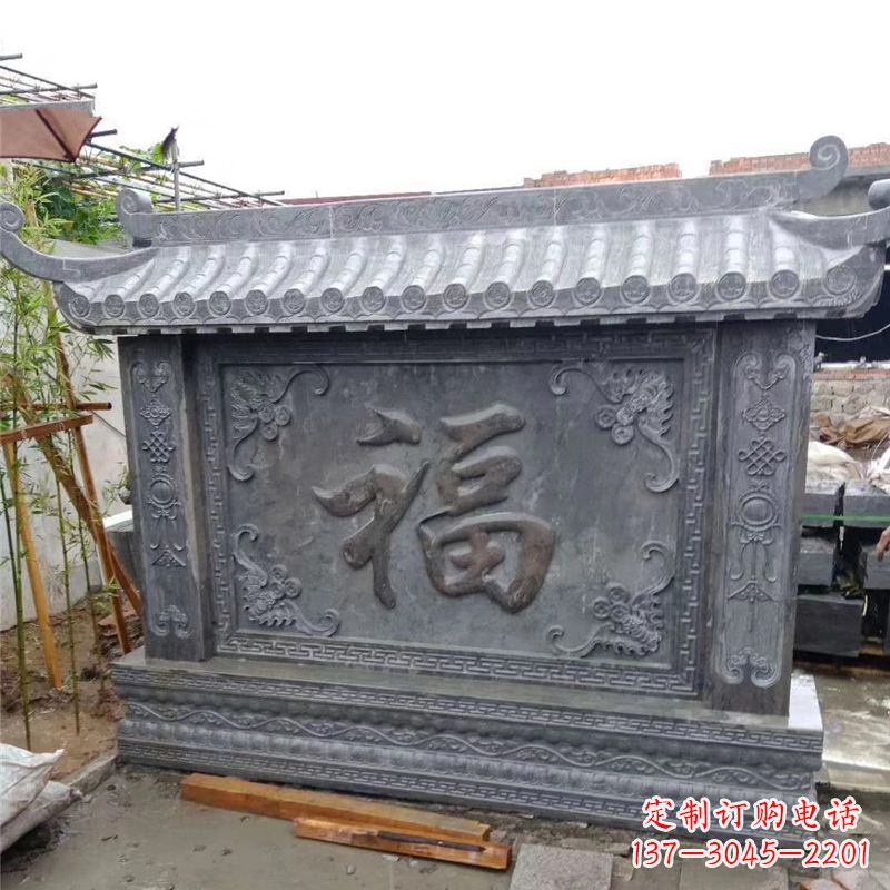 周口中领雕塑：福字雕塑，点缀婚房庭院