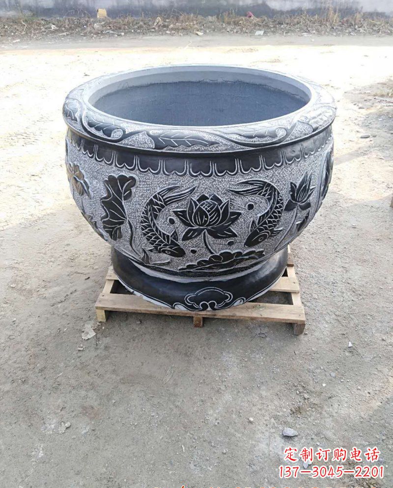 周口独特雕花盆,精美别致的家庭装饰