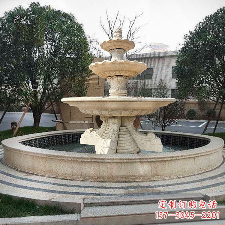周口石雕花盆,高端定制雕塑