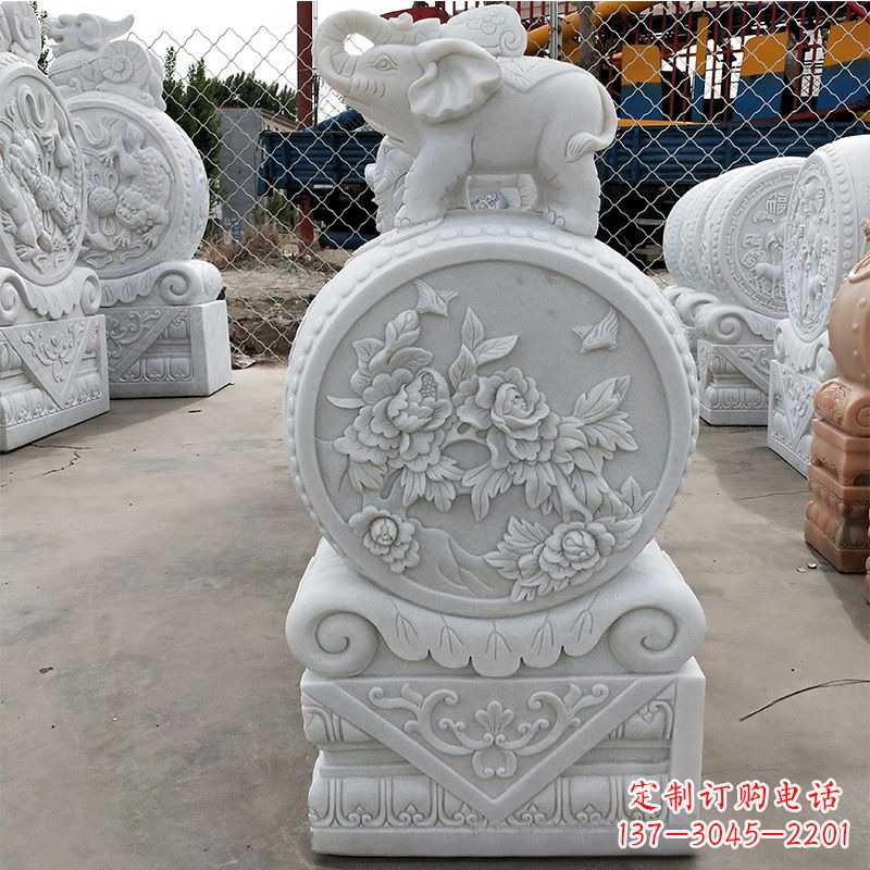 周口精美门墩雕塑,增添独特气质