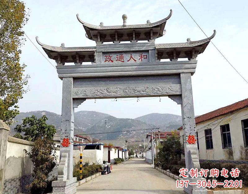 周口全球领先的石雕牌楼雕塑定制服务