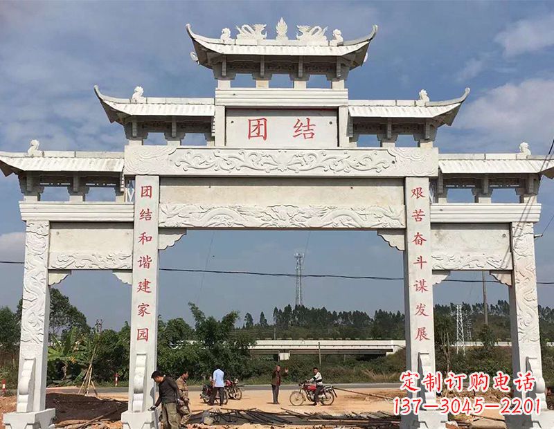 周口定制牌坊雕塑,展现精湛工艺
