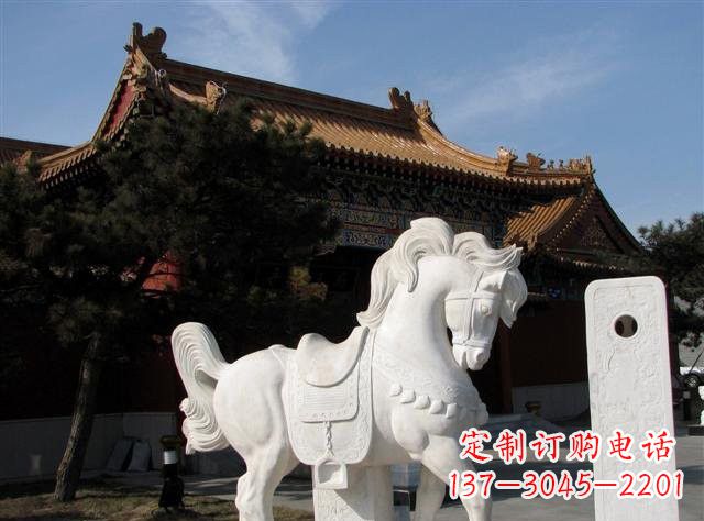 周口石雕小马