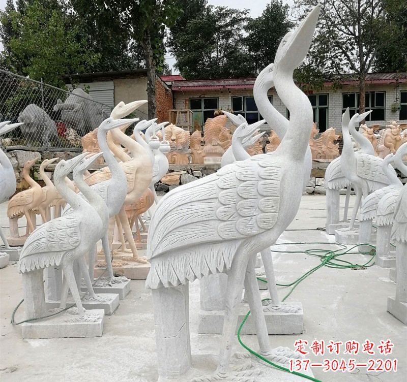 周口石雕小仙鹤