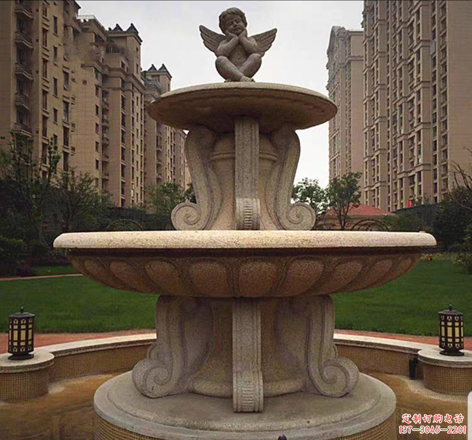 周口石雕鱼喷泉