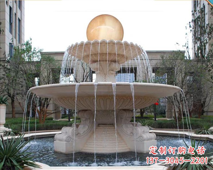 周口石墩喷泉石雕