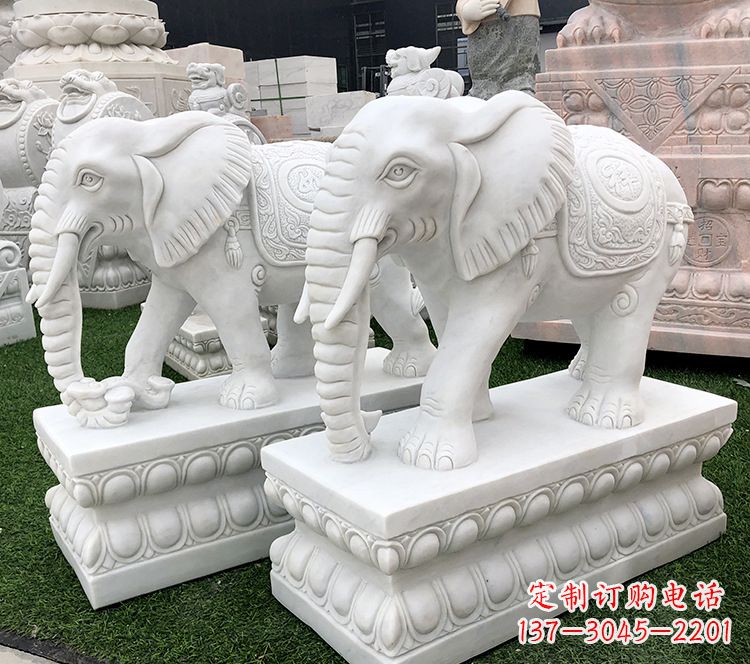 周口石浮雕大象