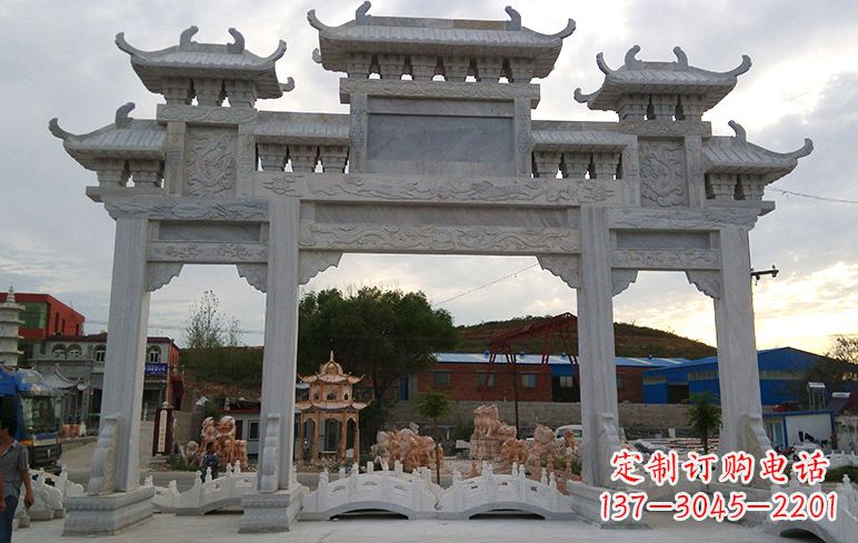 周口石牌坊雕刻